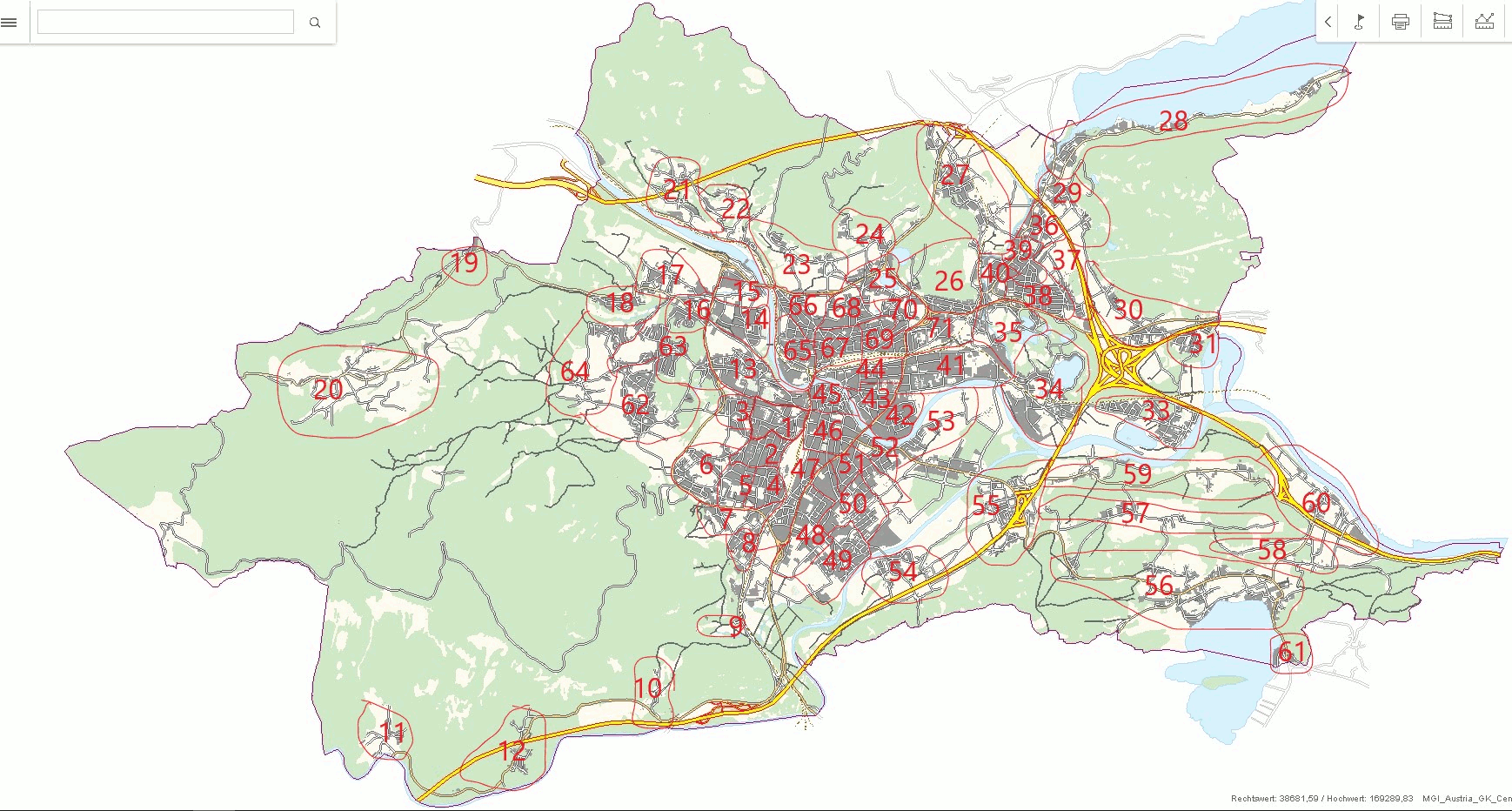 Animiertes Gif von Villach